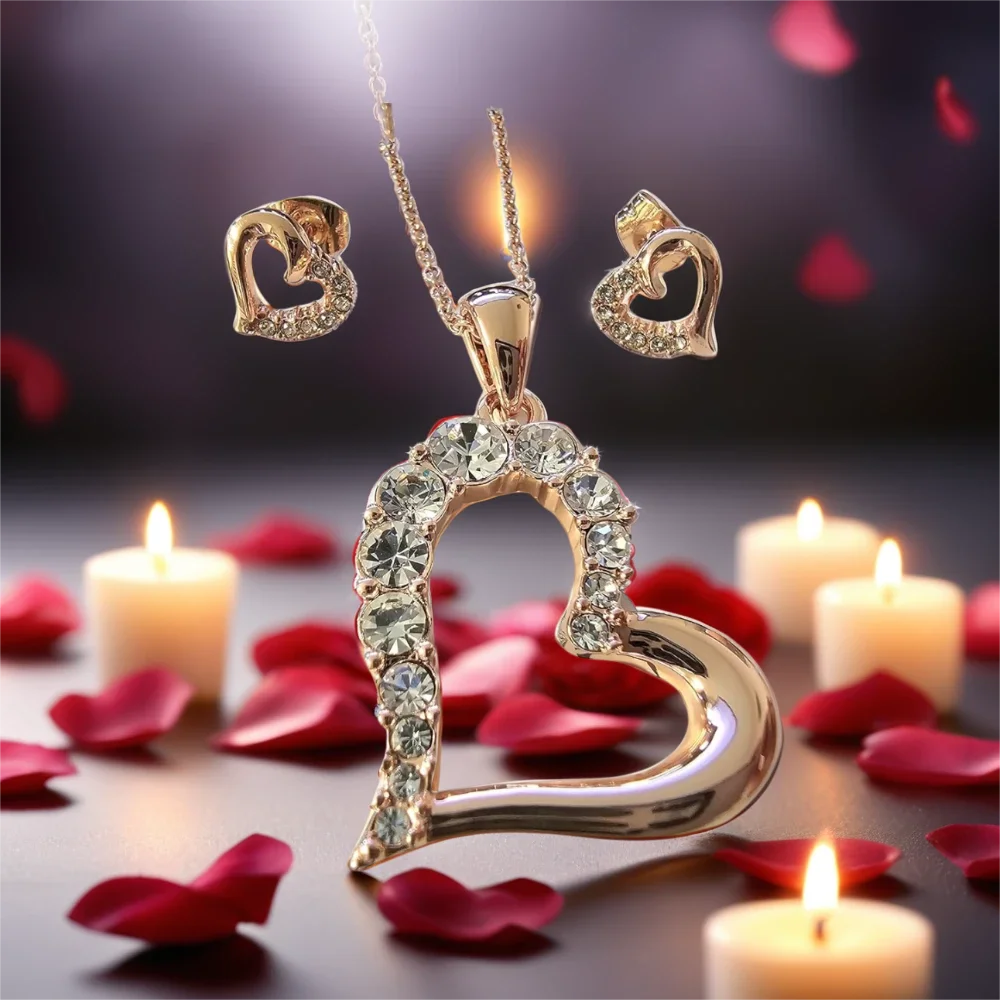 Gold Hearts Set