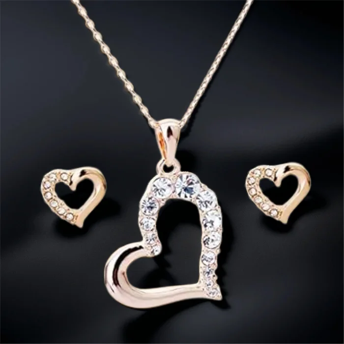 Gold Hearts Set